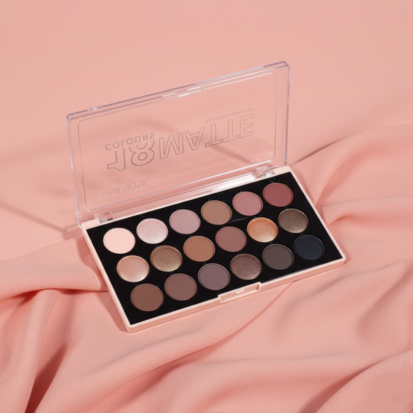 18-Color Earth Tone Eyeshadow Palette