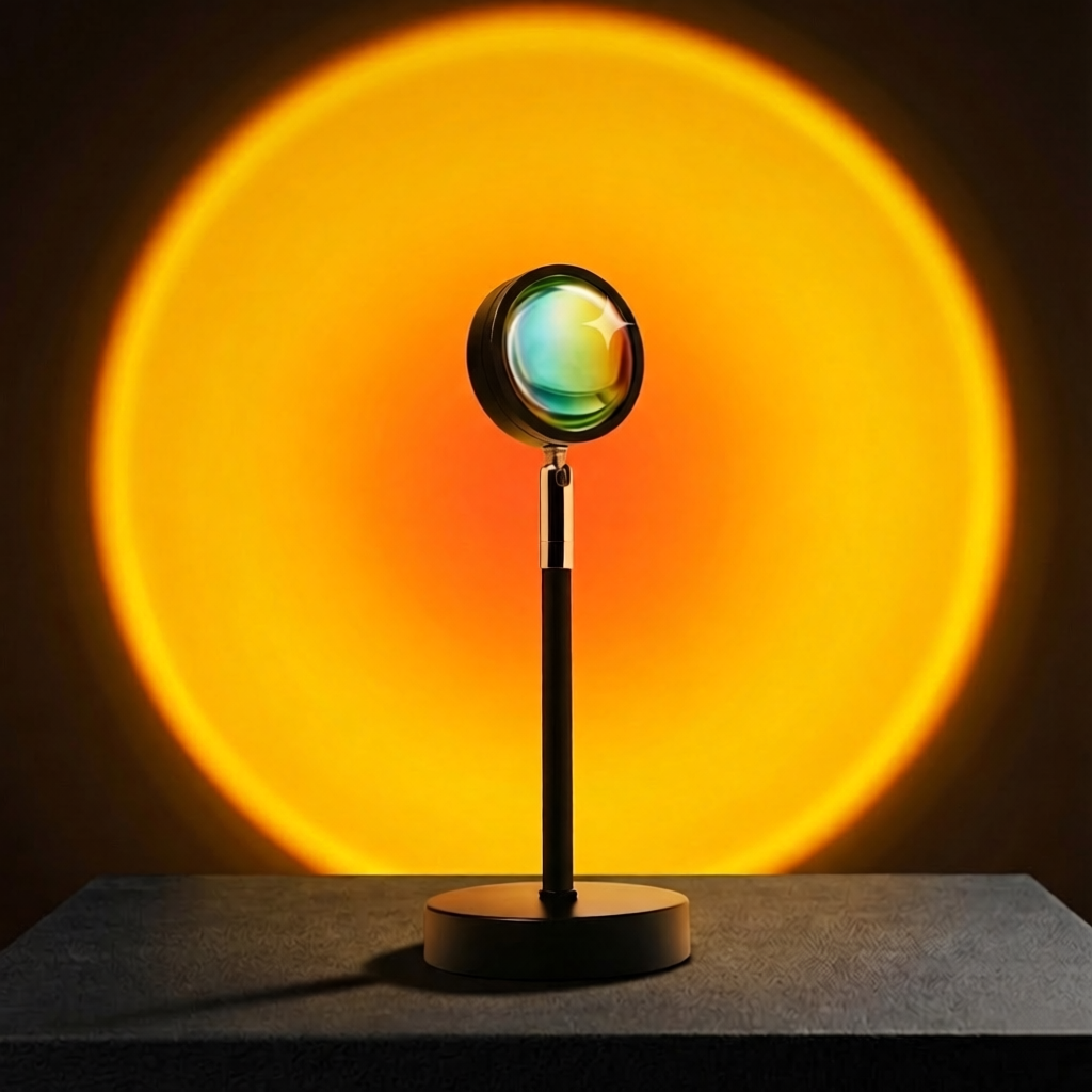 Sunset Projection Lamp Pro – 16 Color LED Mood Light
