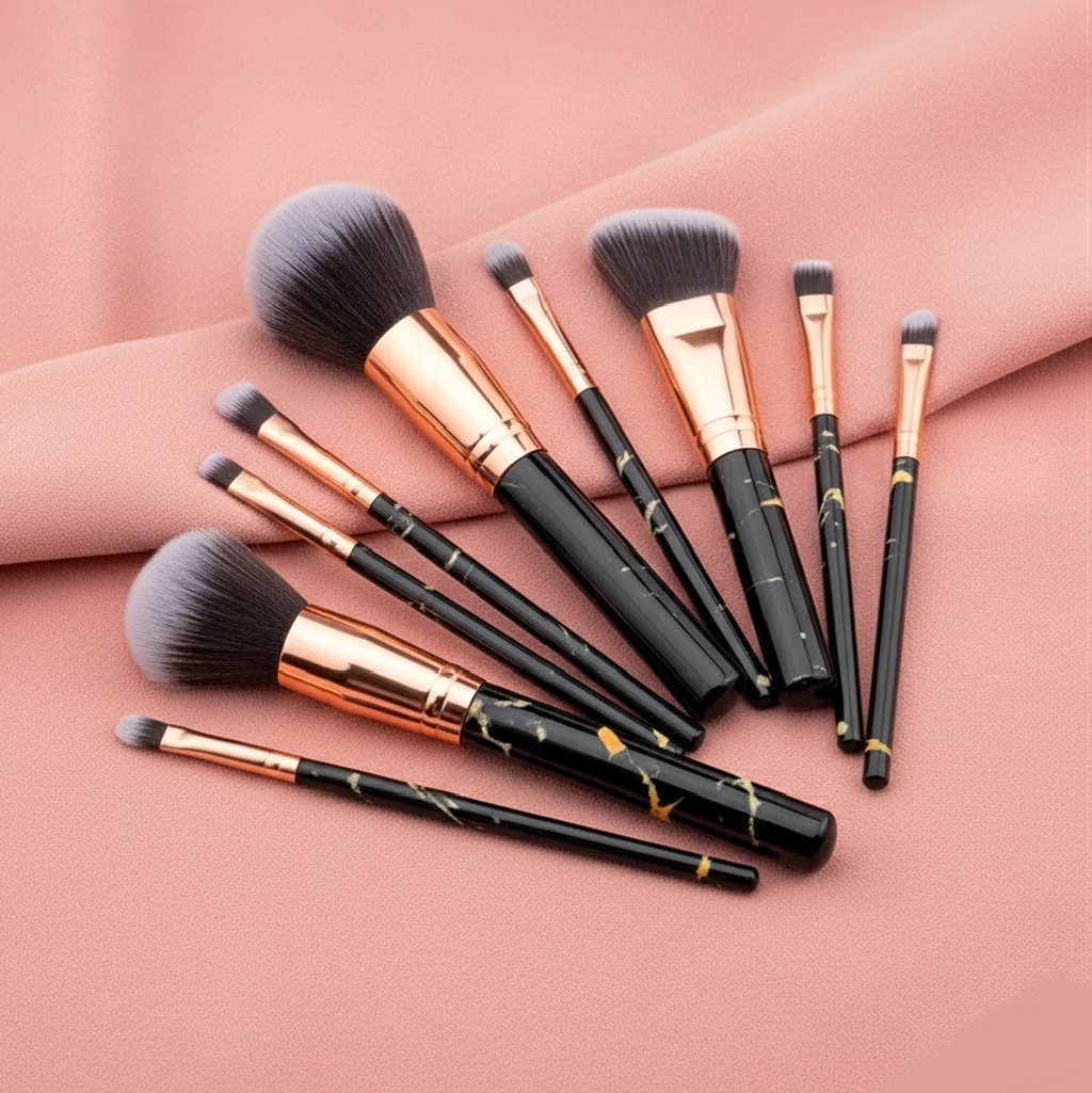 10-Piece Professional Makeup Brush Set