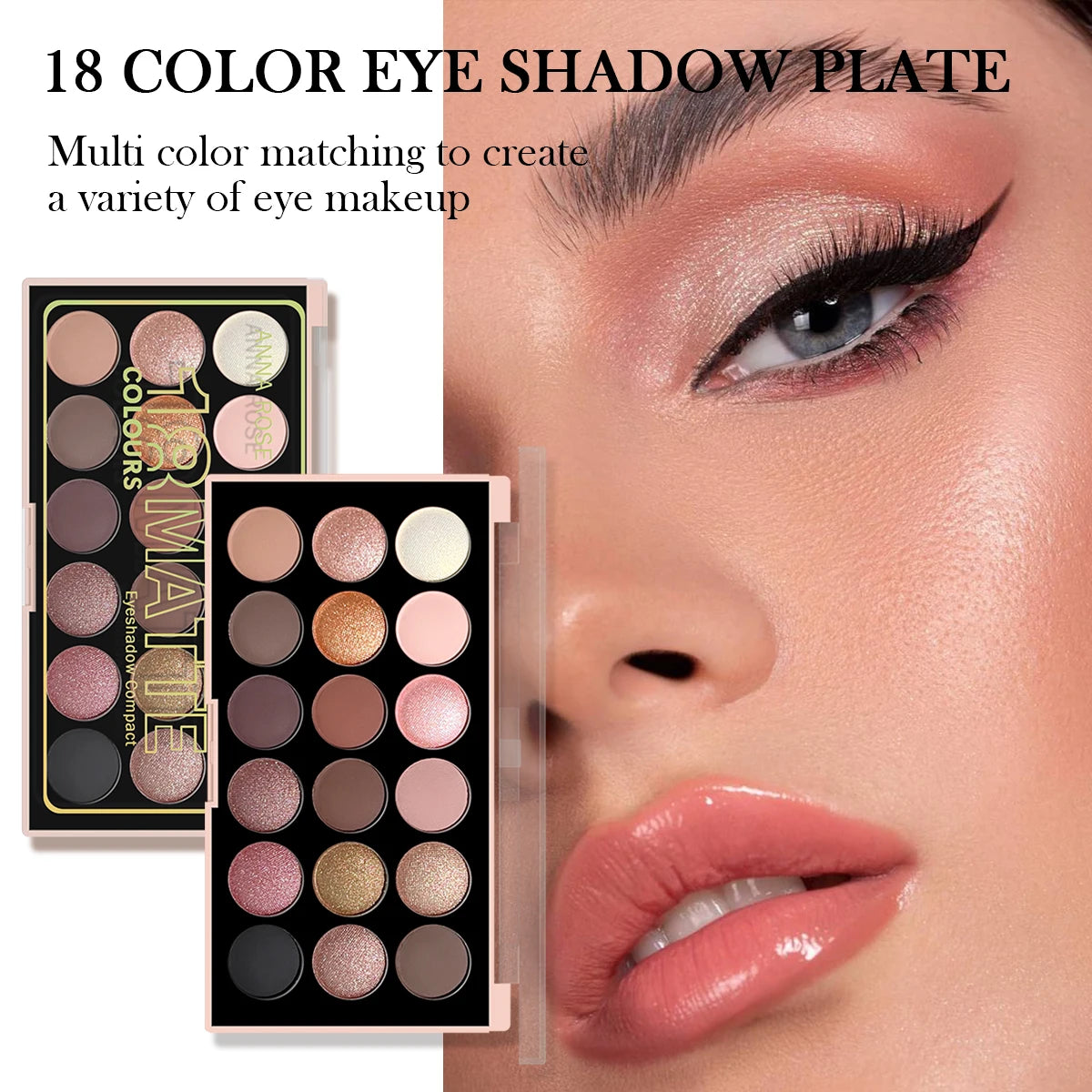 18-Color Earth Tone Eyeshadow Palette