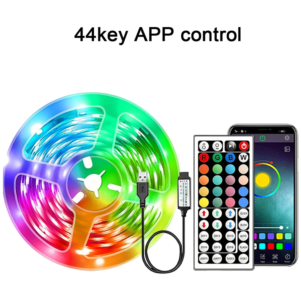 RGB LED Strip Lights Pro – Smart App Controlled Room Lighting