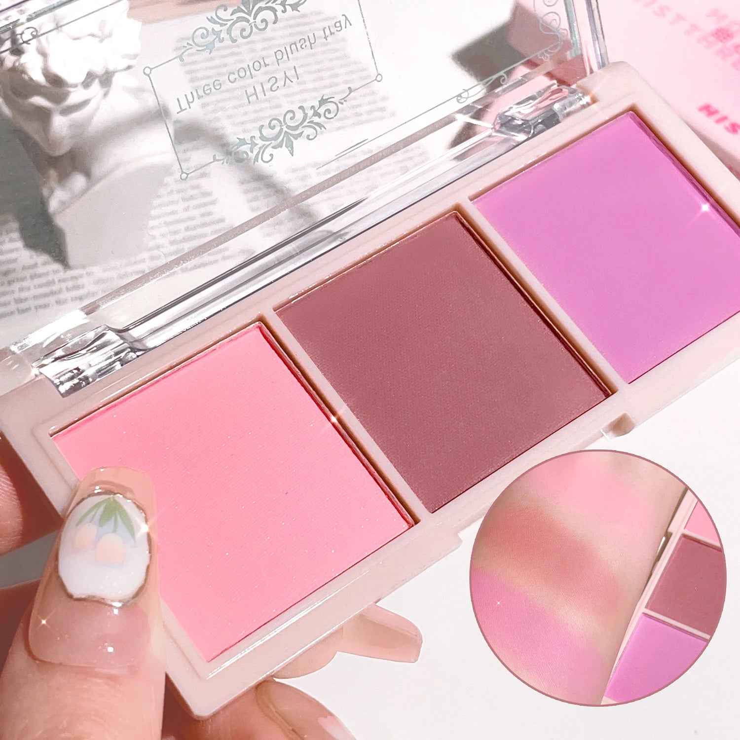 HISYI Triple Tone Matte Blush
