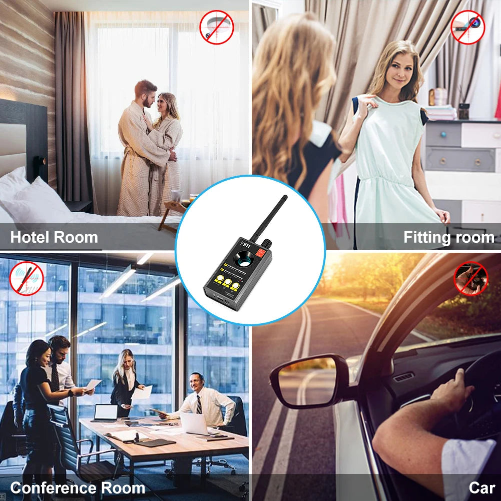 F911 Anti Spy Camera & GPS Detector Pro – RF Signal Finder