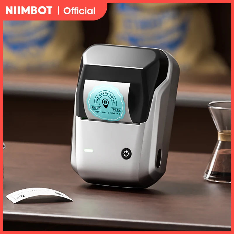 NIIMBOT B1 Portable Label Printer – Smart Bluetooth Sticker Maker