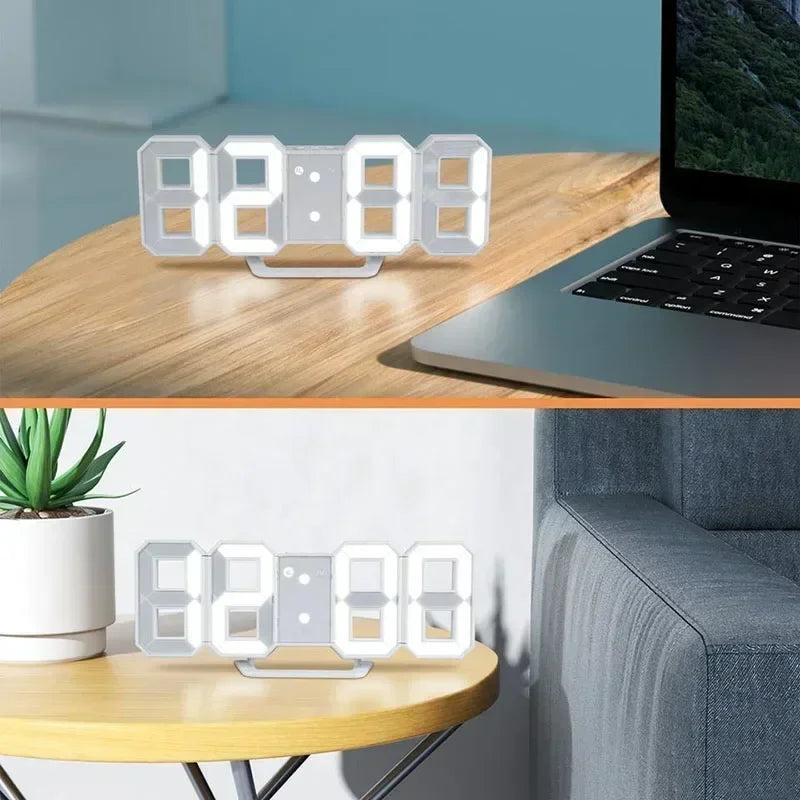 3D LED Digital Wall Clock Pro – Modern Smart Display