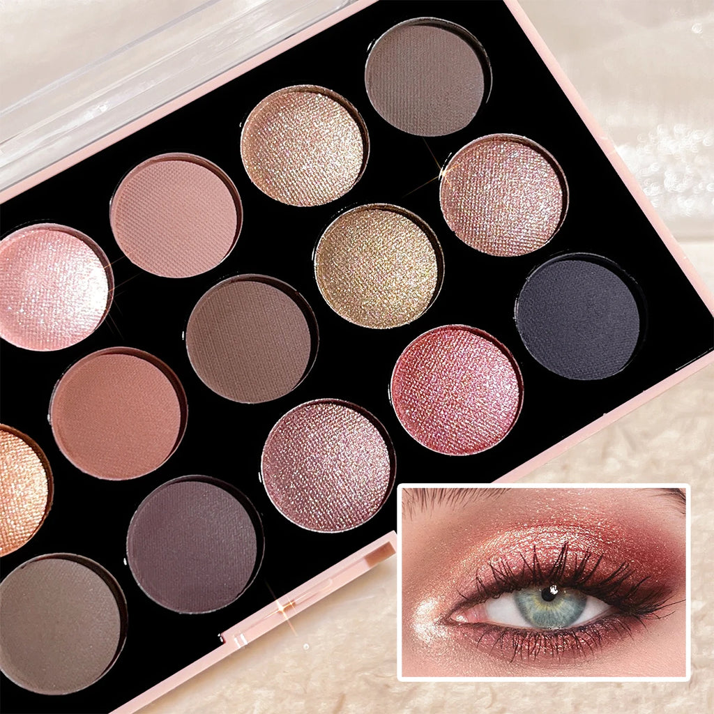 18-Color Earth Tone Eyeshadow Palette