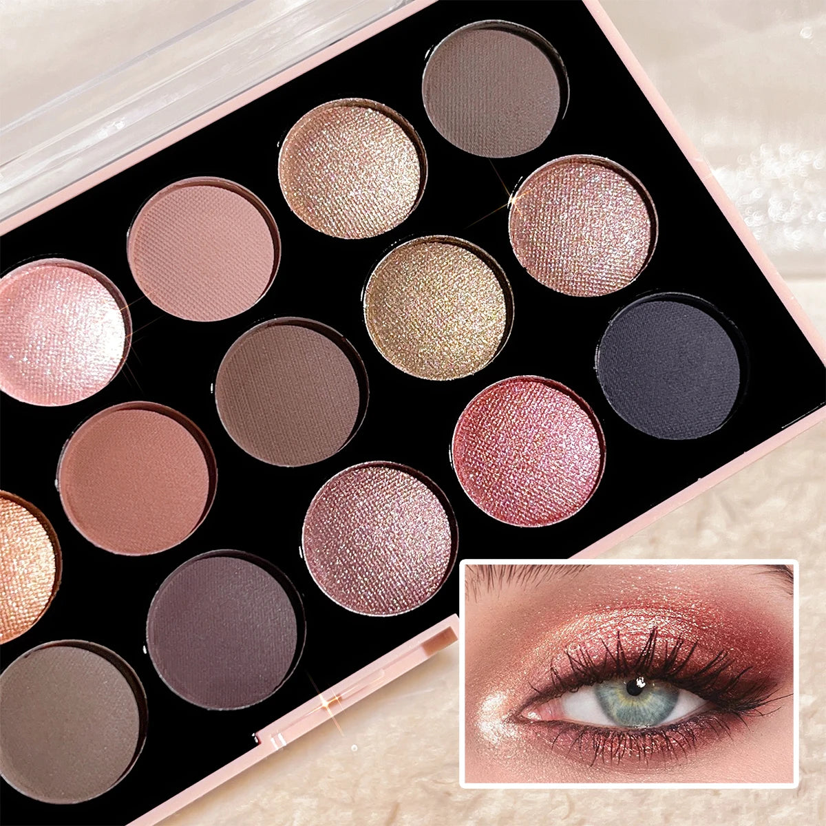 18-Color Earth Tone Eyeshadow Palette