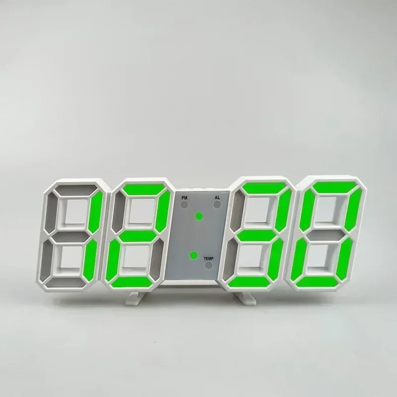 3D LED Digital Wall Clock Pro – Modern Smart Display