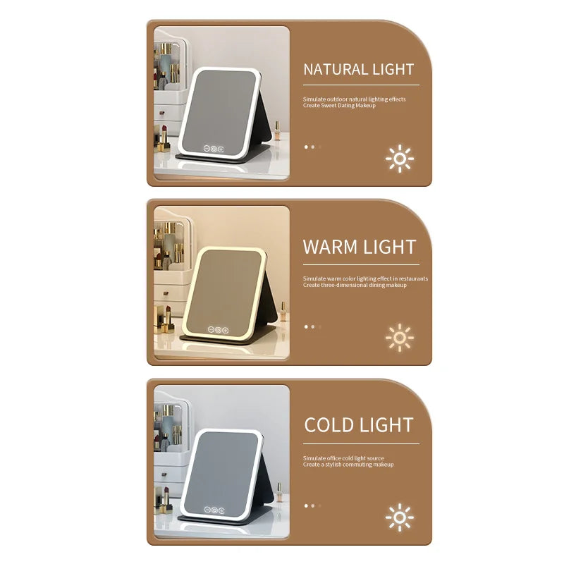 LED Dimmable Makeup Mirror