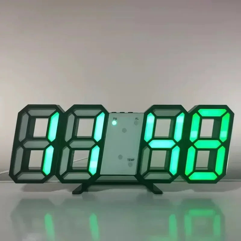 3D LED Digital Wall Clock Pro – Modern Smart Display