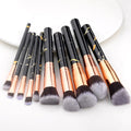 10-Piece Professional Makeup Brush Set
