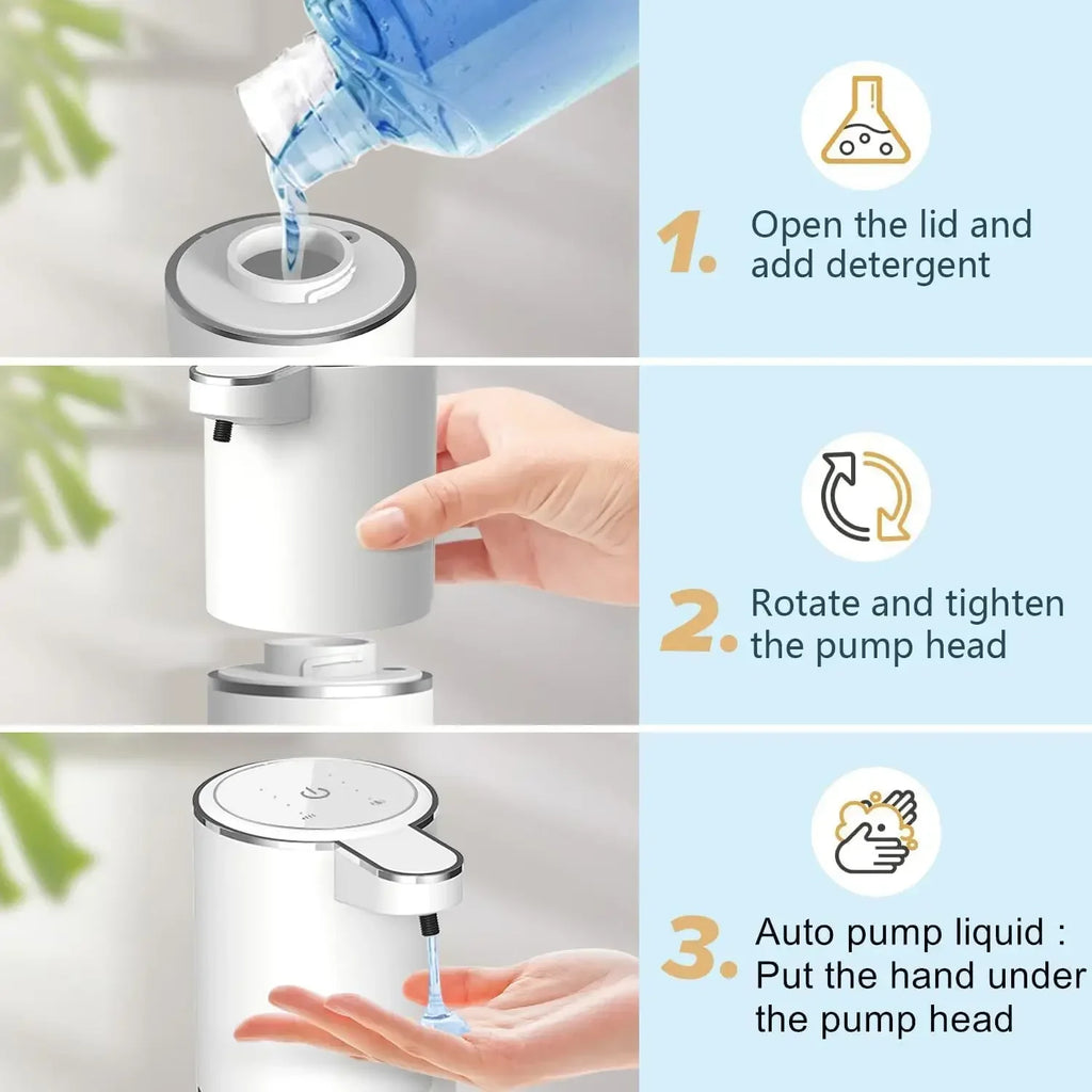Automatic Touchless Soap Dispenser Pro – Smart Infrared Sensor