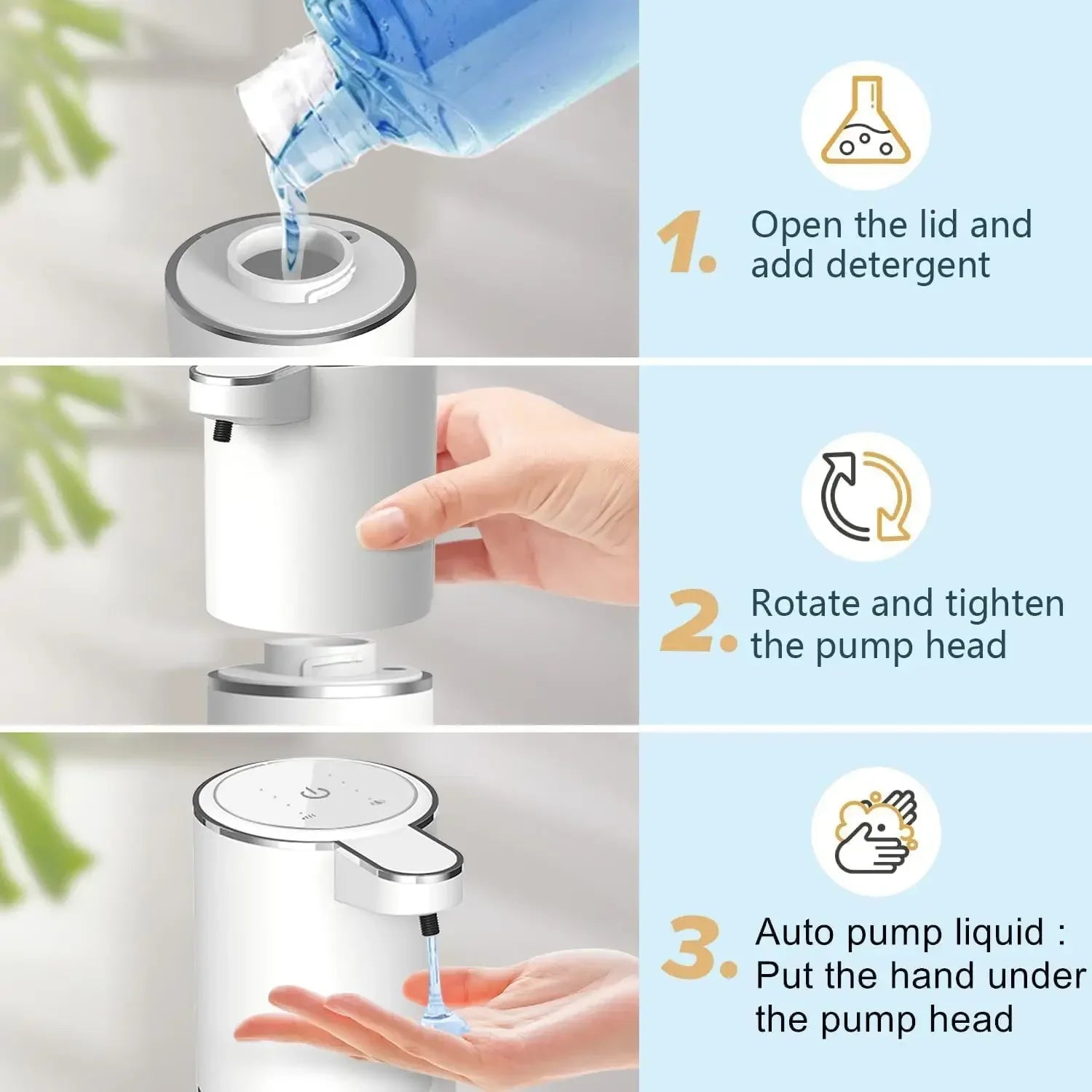 Automatic Touchless Soap Dispenser Pro – Smart Infrared Sensor