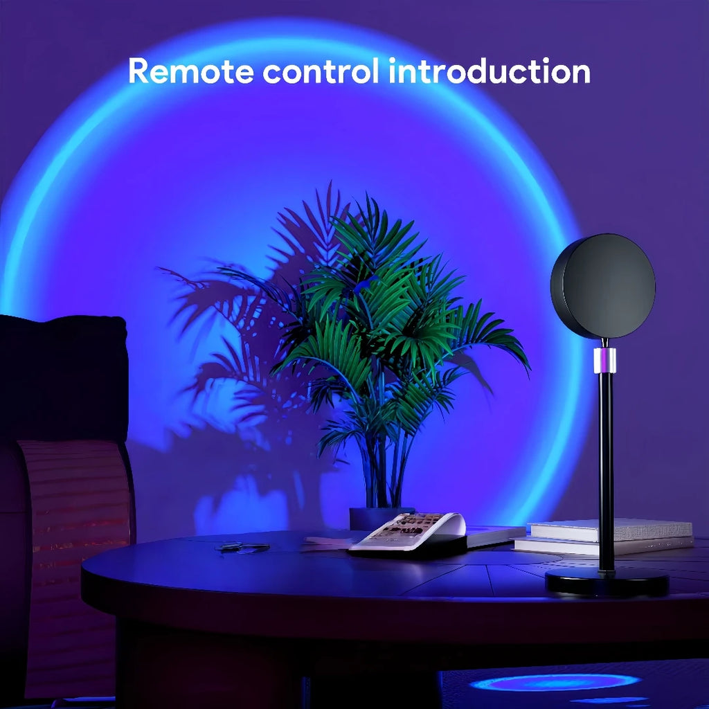 Sunset Projection Lamp Pro – 16 Color LED Mood Light