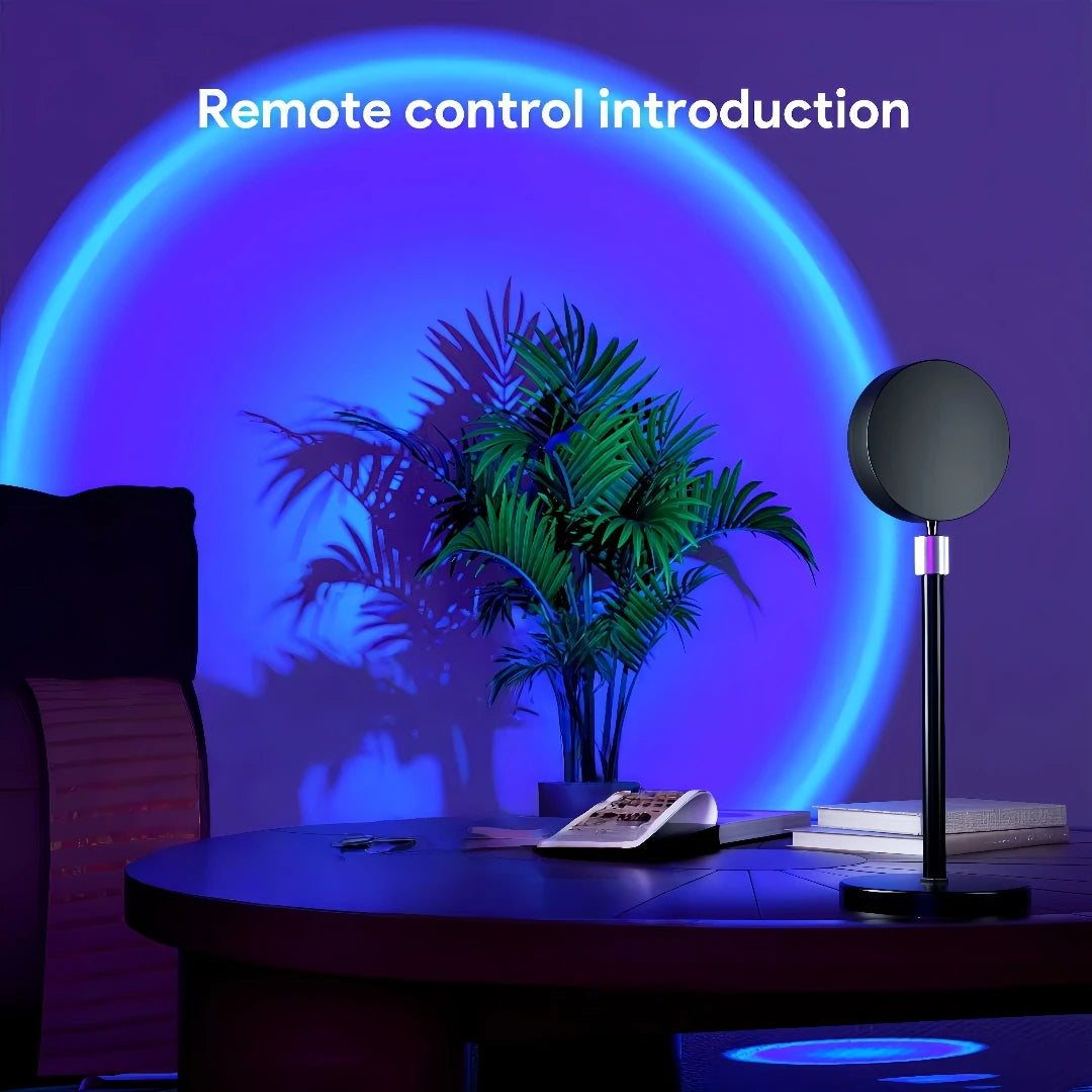 Sunset Projection Lamp Pro – 16 Color LED Mood Light