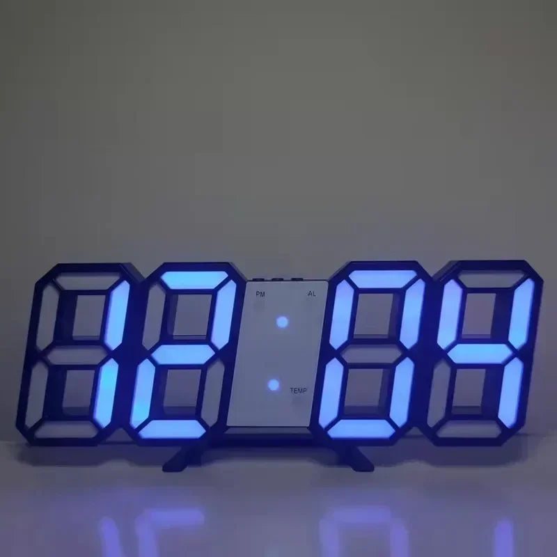 3D LED Digital Wall Clock Pro – Modern Smart Display