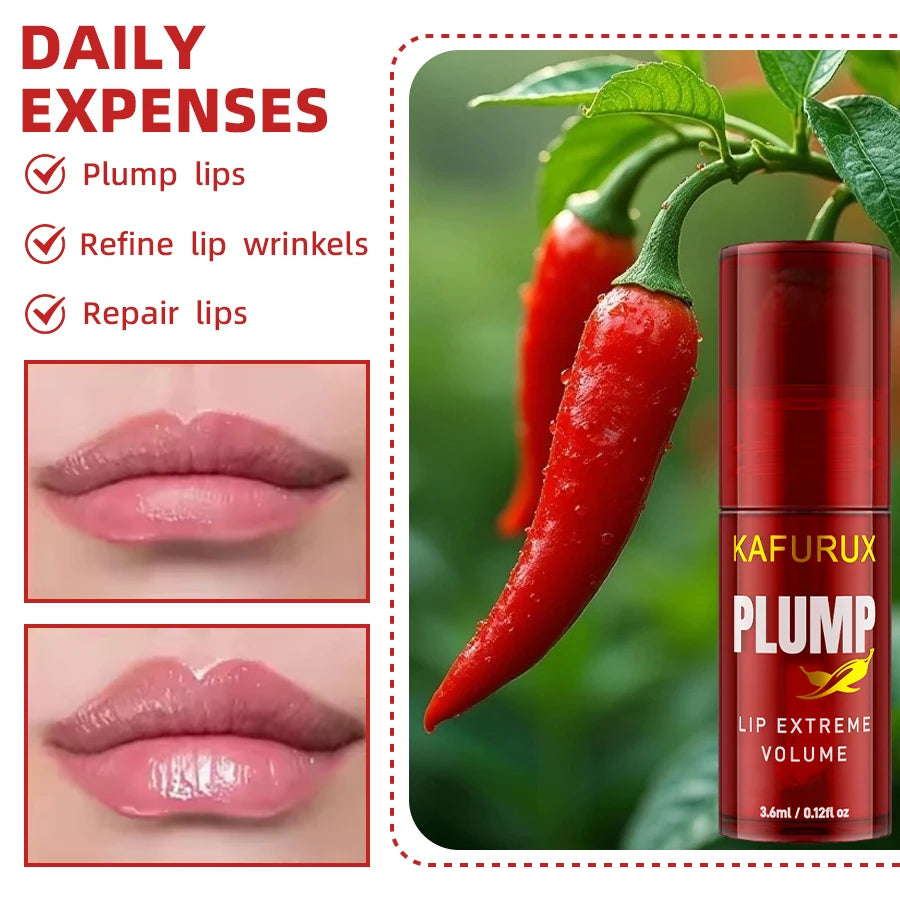 Chili Pepper Lip Plumper Oil