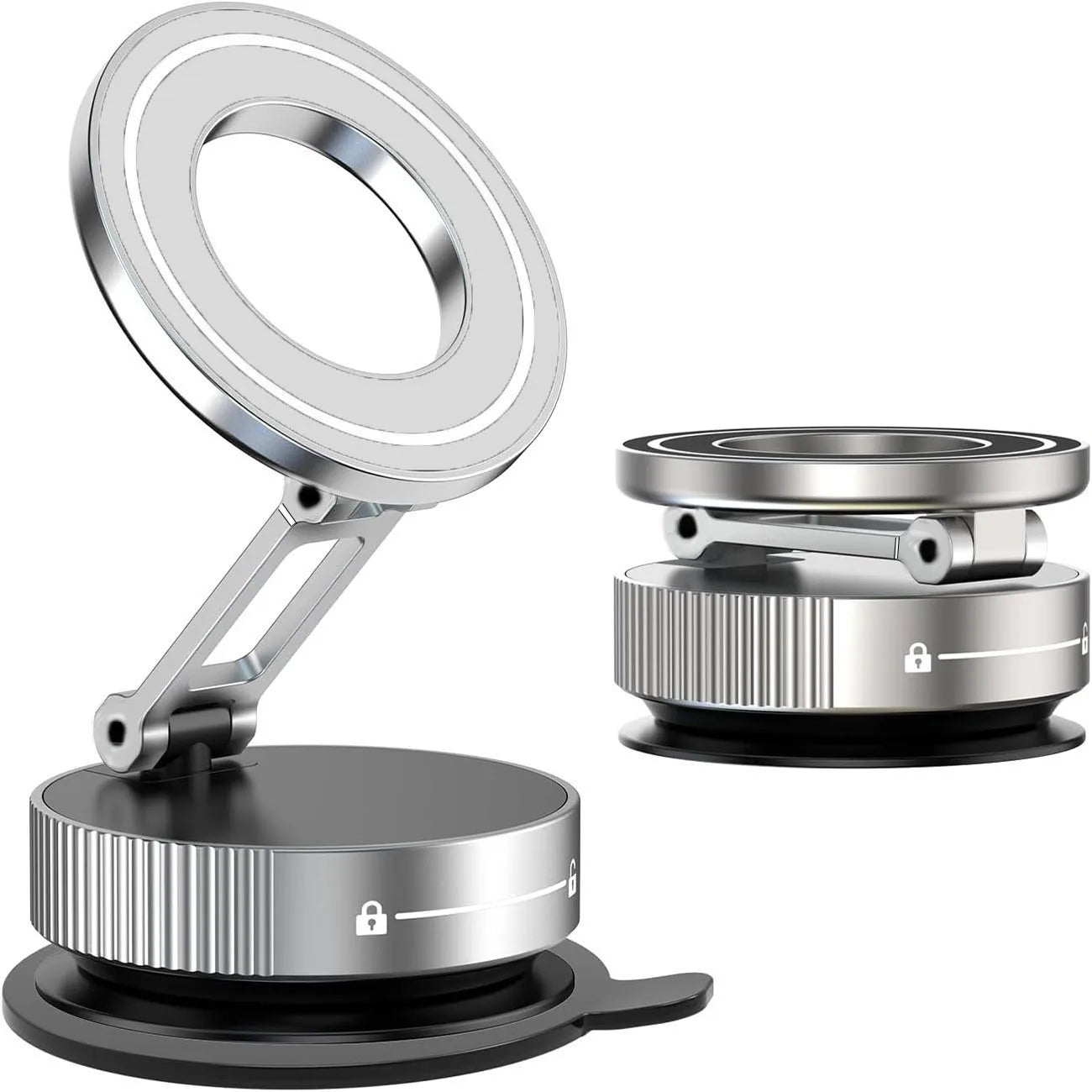 MagSafe Magnetic Suction Car Phone Mount Pro – 360° Adjustable Foldable Holder