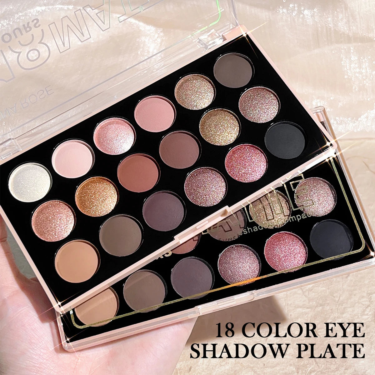 18-Color Earth Tone Eyeshadow Palette