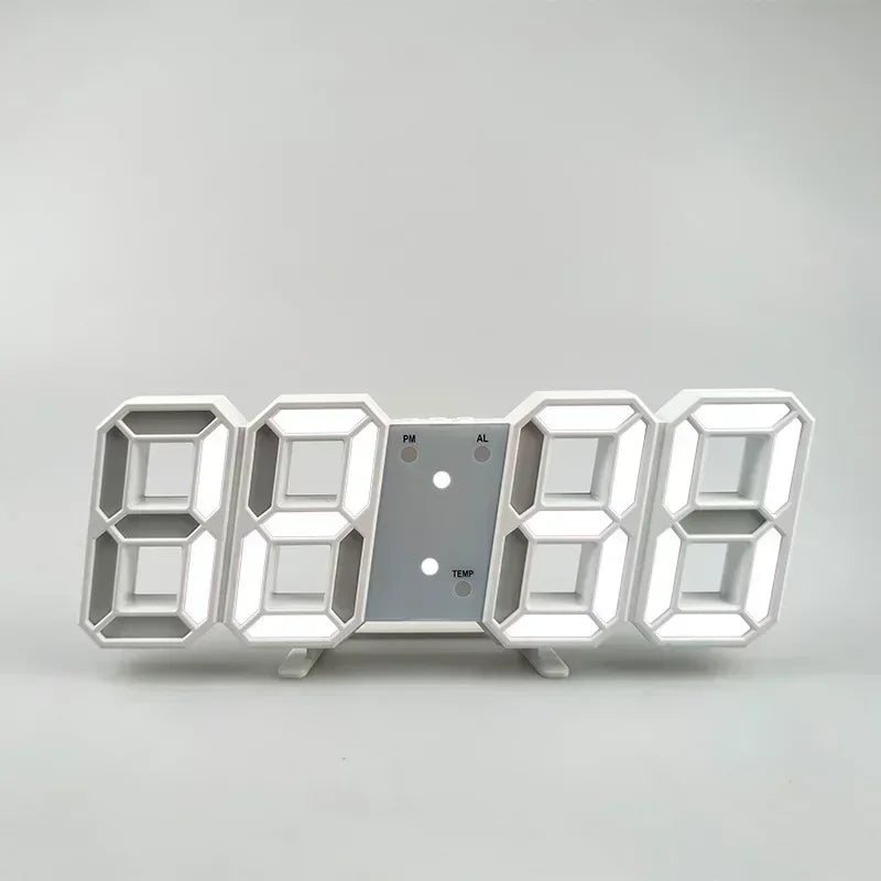 3D LED Digital Wall Clock Pro – Modern Smart Display