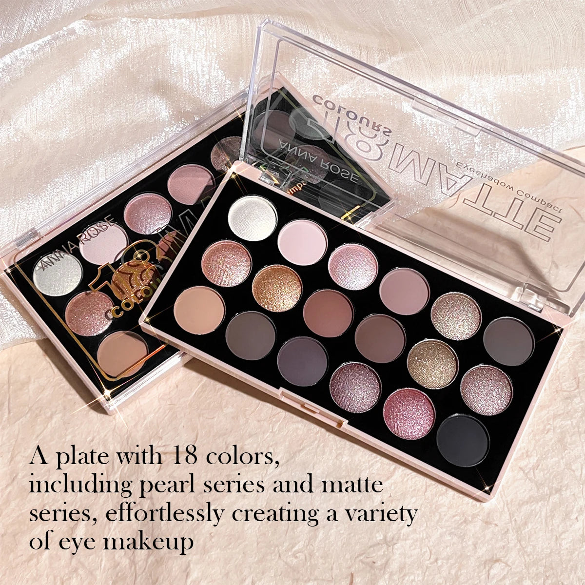 18-Color Earth Tone Eyeshadow Palette