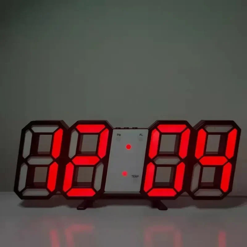 3D LED Digital Wall Clock Pro – Modern Smart Display