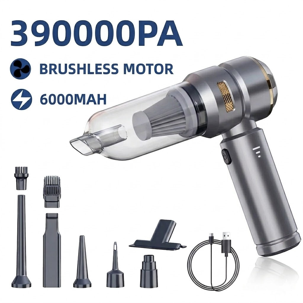Portable Cordless Car Vacuum Cleaner – High Power, Fast and Efficient Cleaning