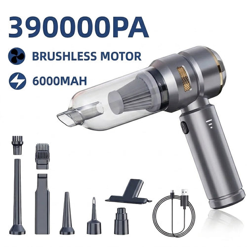 Portable Cordless Car Vacuum Cleaner – High Power, Fast and Efficient Cleaning