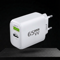 65W GaN Fast Charger Pro – USB-C PD Quick Charge 3.0 Adapter