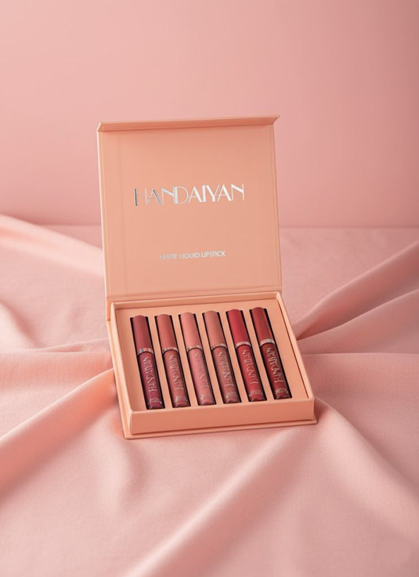 Handaiyan Velvet Matte Lipstick Set (6 Shades)